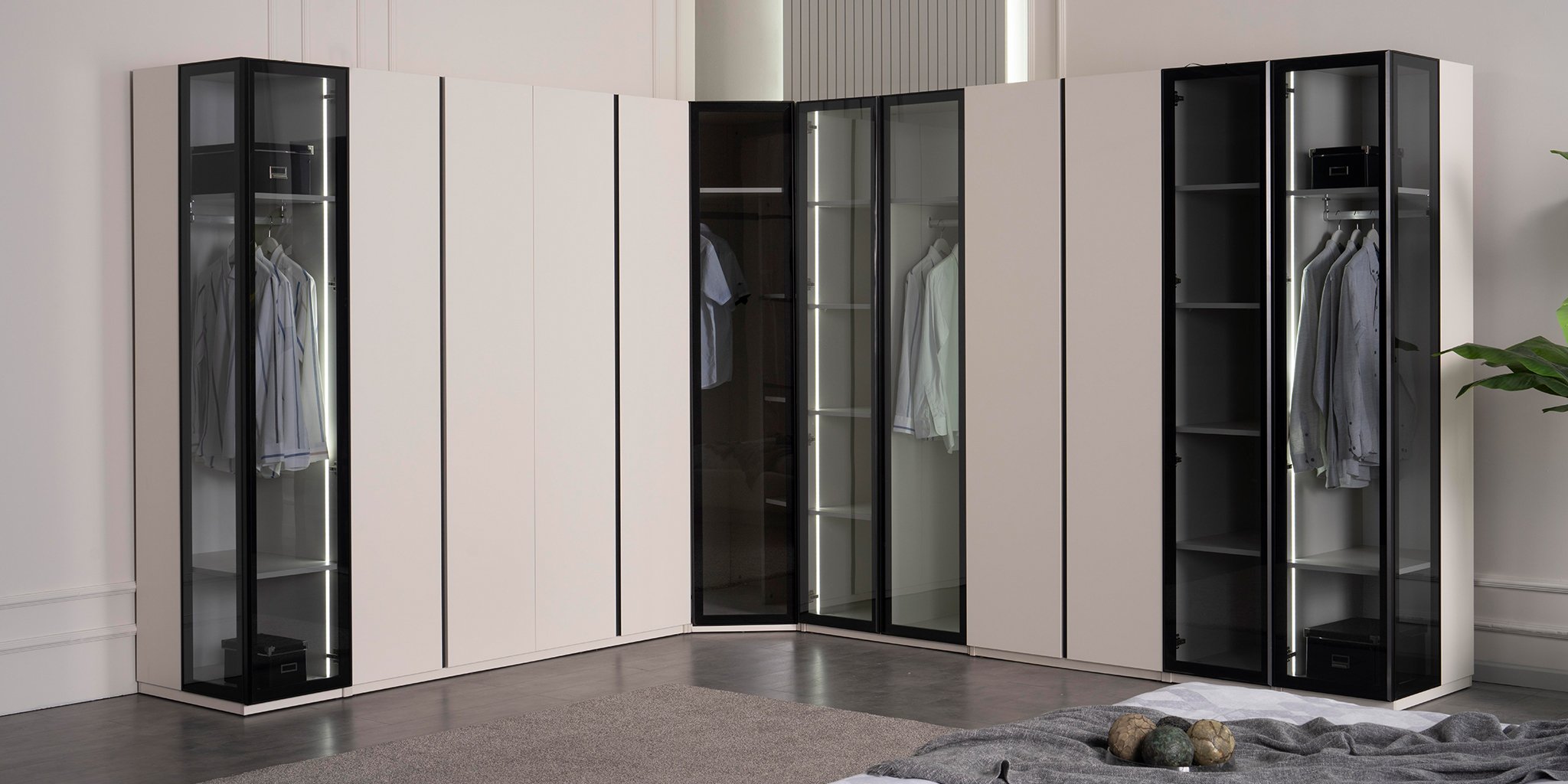 Pragma Giyinme Yatak Odası Takımı Tam Takım Teşhirden