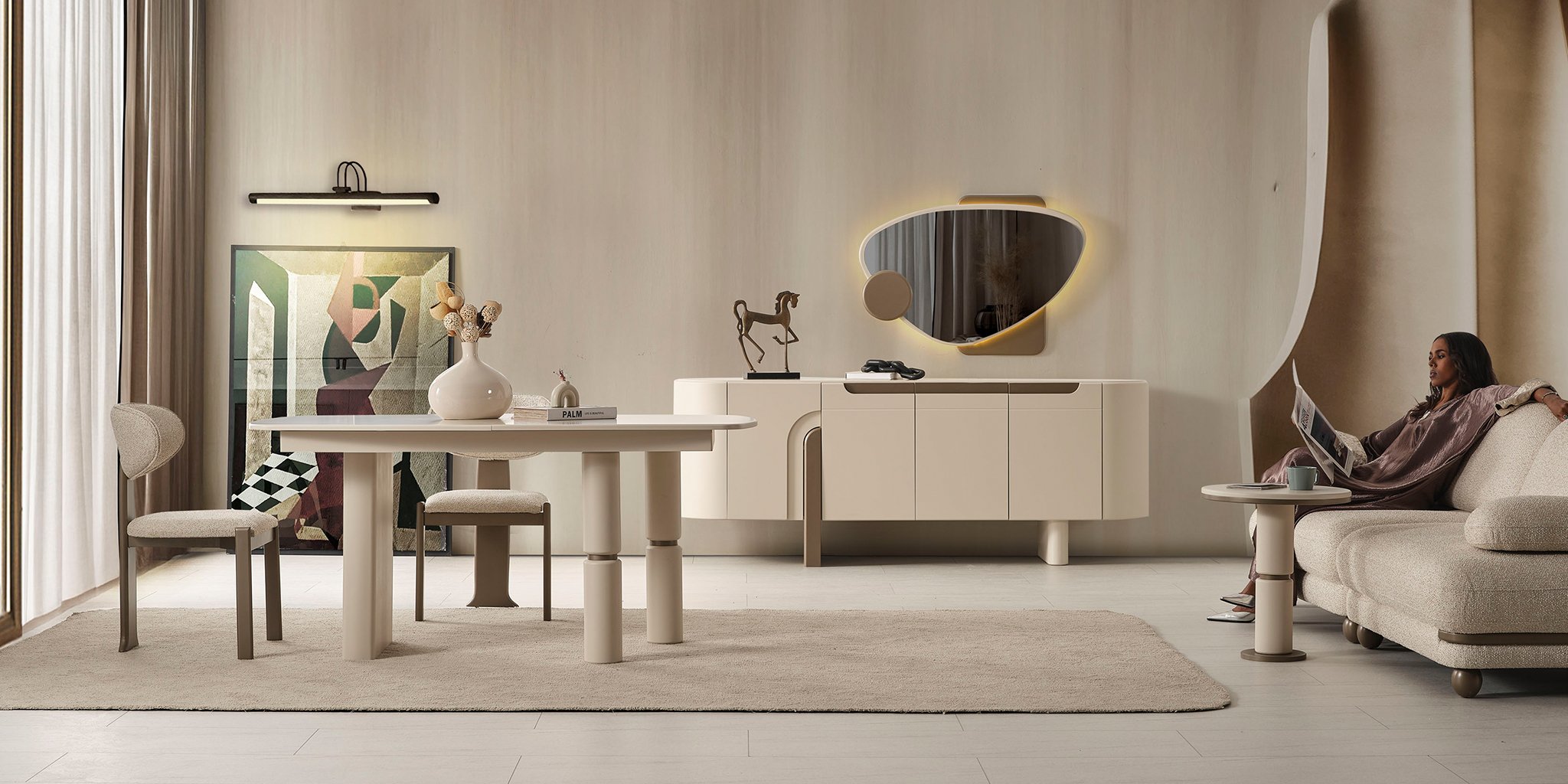 Mokka Yemek Odası Takımı