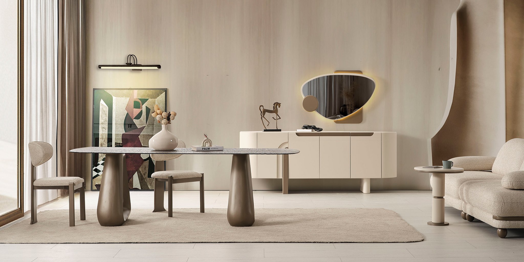 Mokka Yemek Odası Takımı