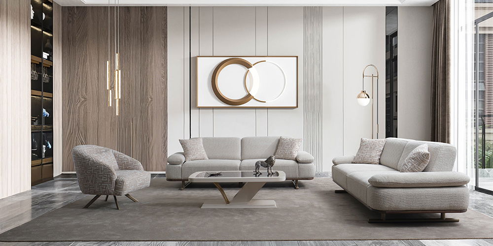 Aura Koltuk Takımı Krem