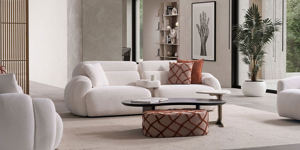 Loft Koltuk Takımı Beyaz