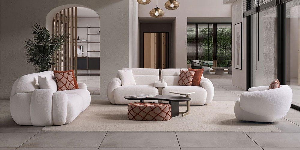 Loft Koltuk Takımı Beyaz