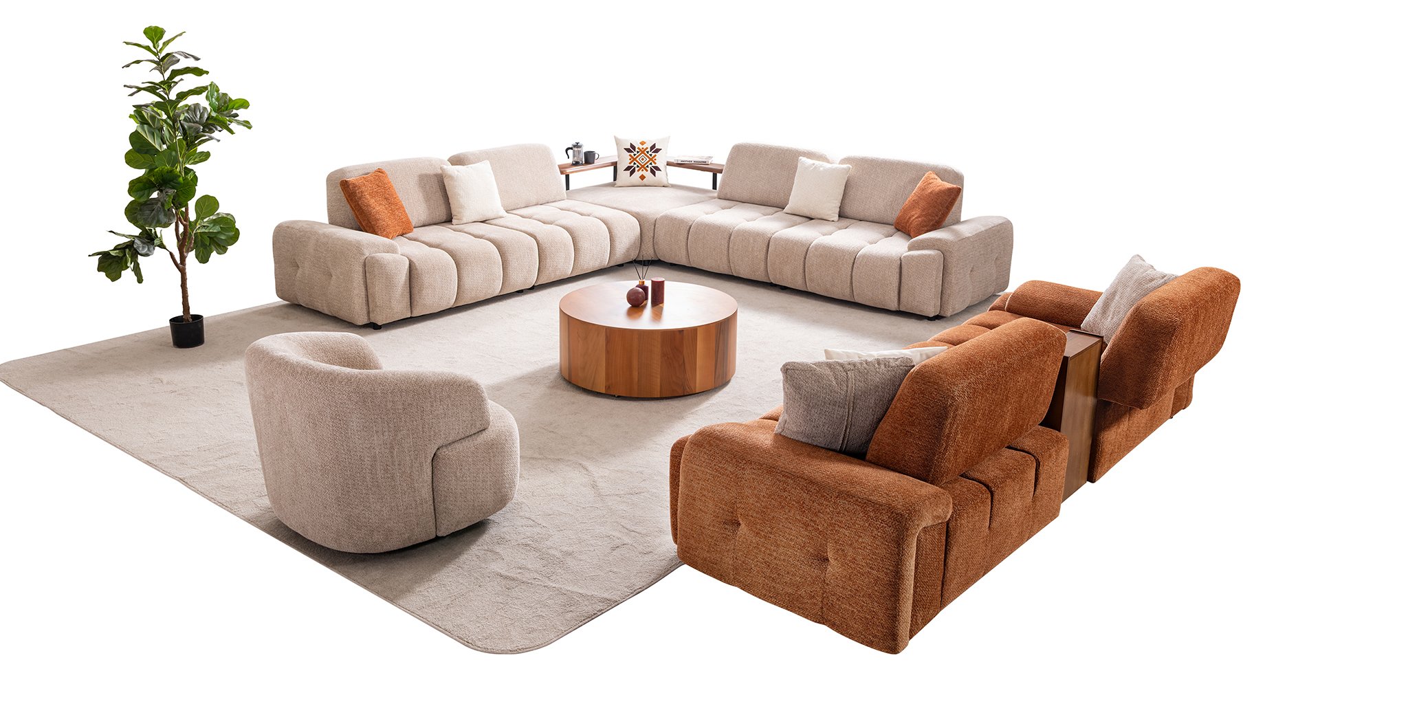 Puzzle Köşe Koltuk Takımı