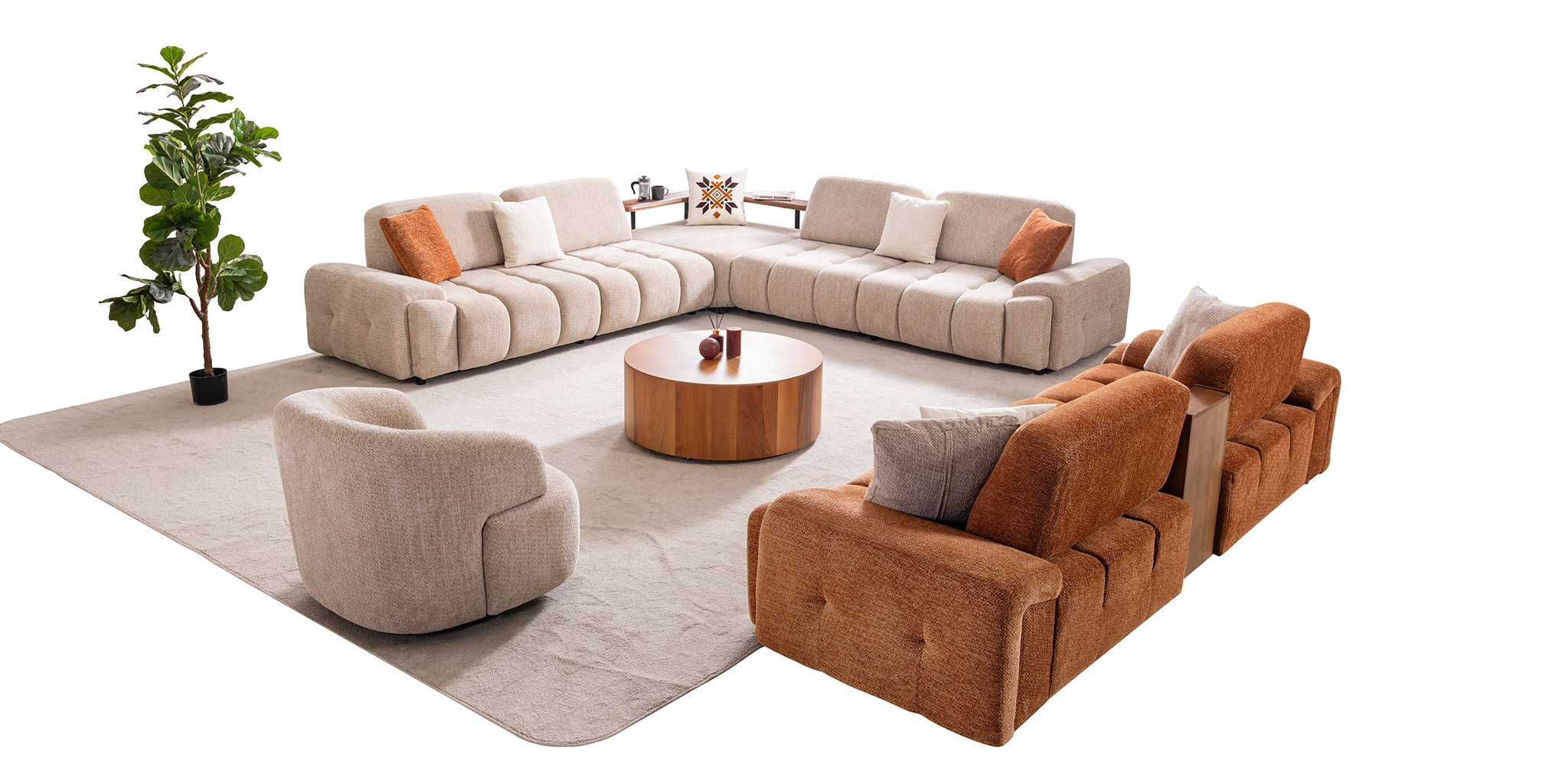 Puzzle Köşe Koltuk Takımı