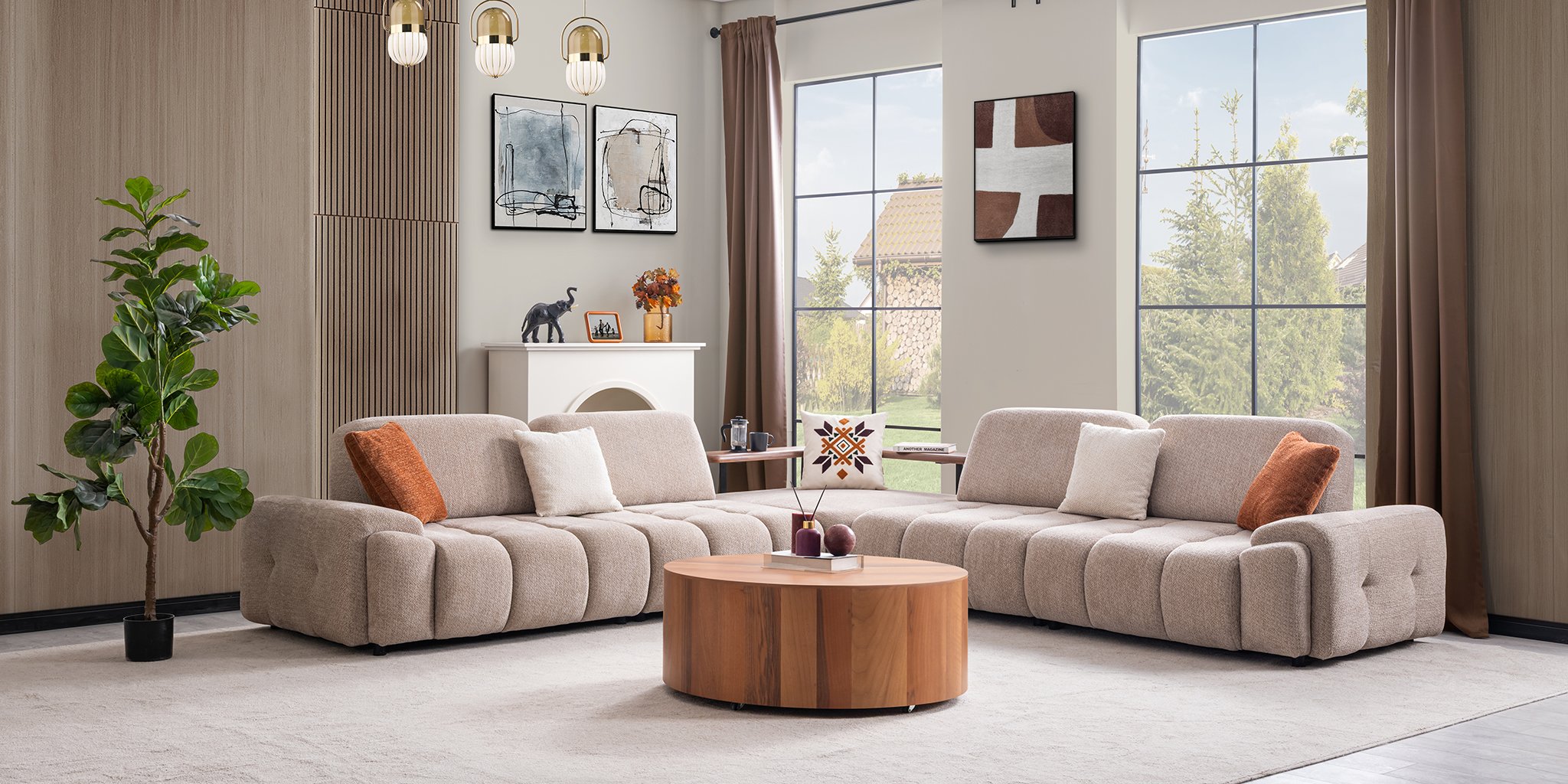 Puzzle Köşe Koltuk Takımı