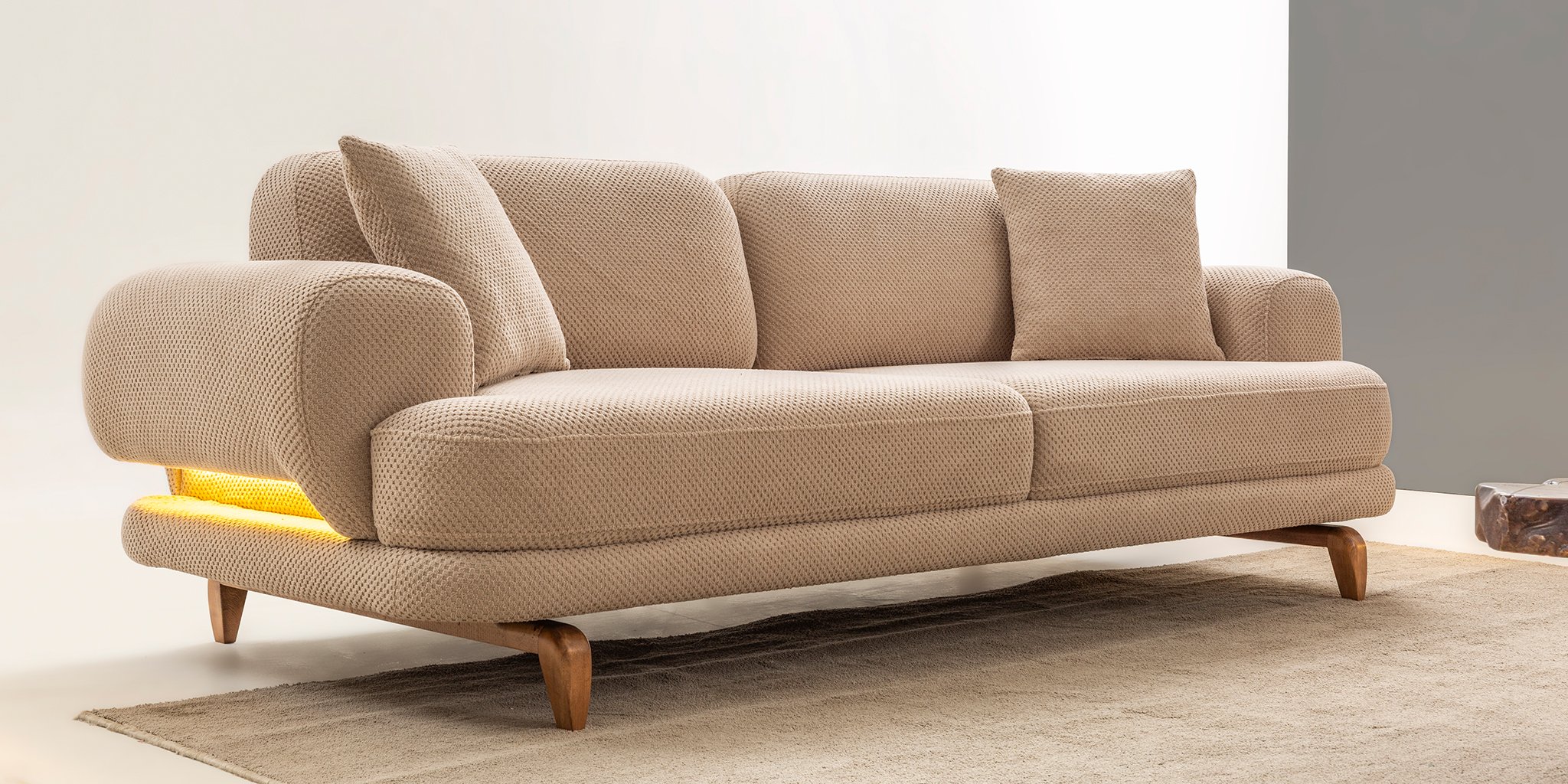 Milan Koltuk Takımı Cappucino