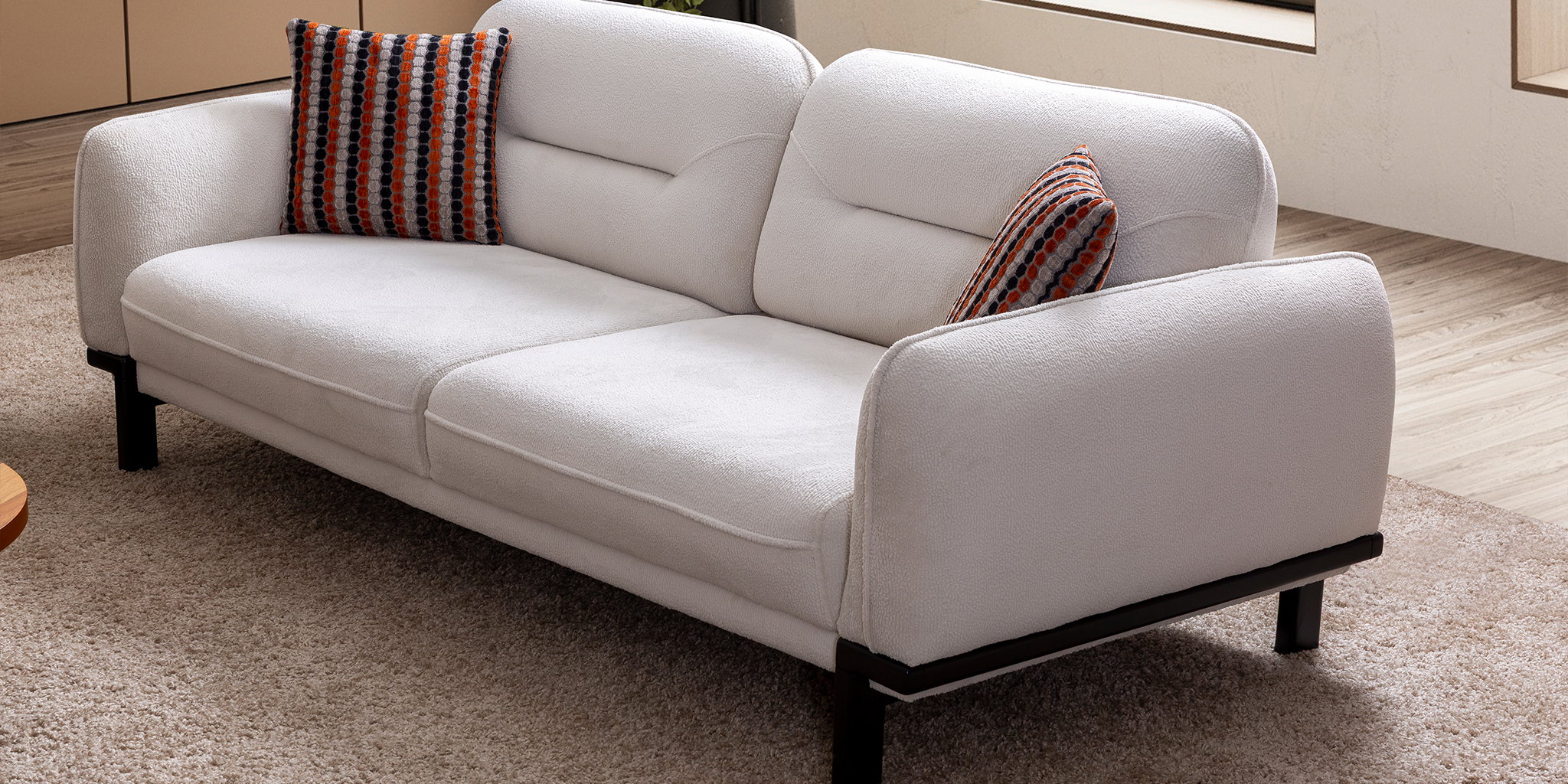 Malta Koltuk Takımı Krem