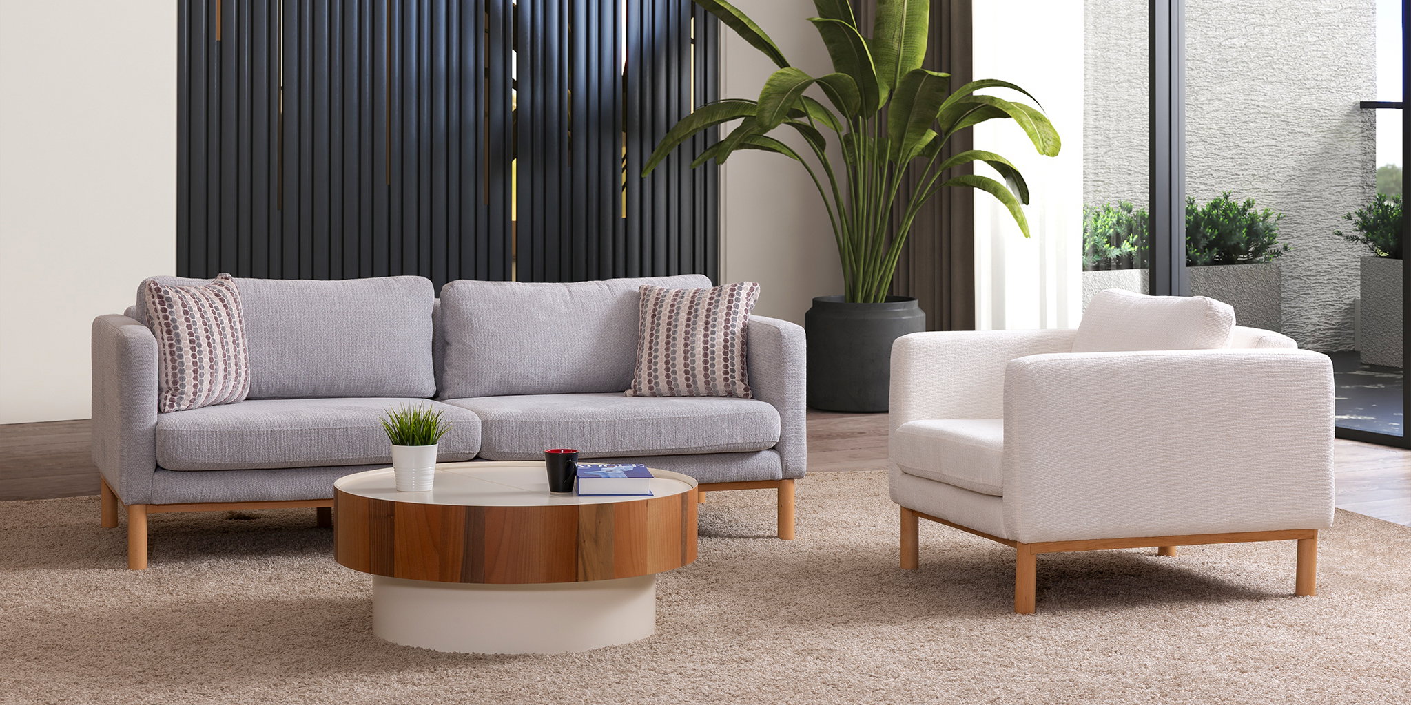 Nova Koltuk Takımı Krem