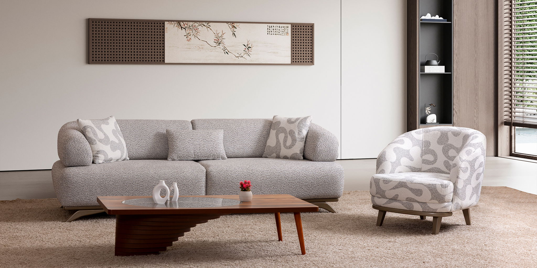 Paris Koltuk Takımı Antrasit