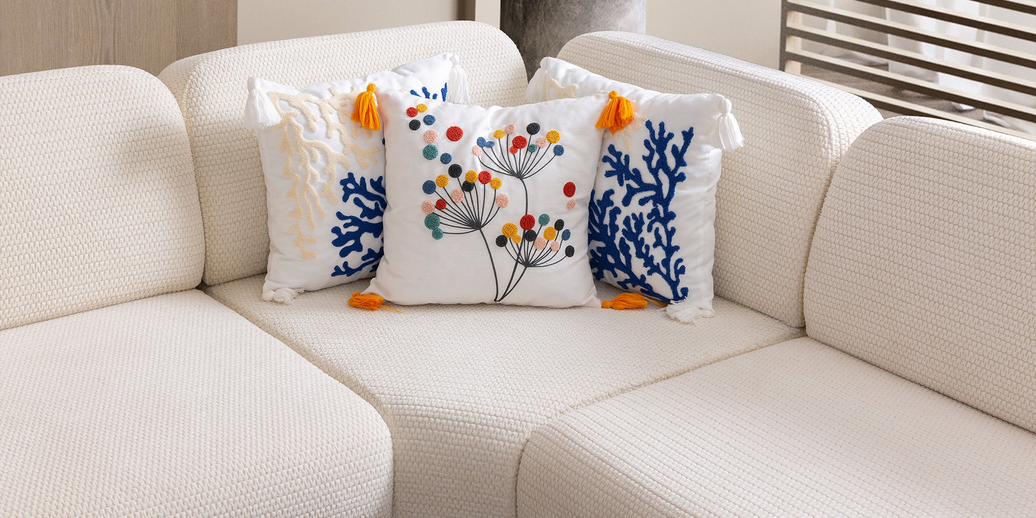 Prag Köşe Koltuk Takımı Beyaz