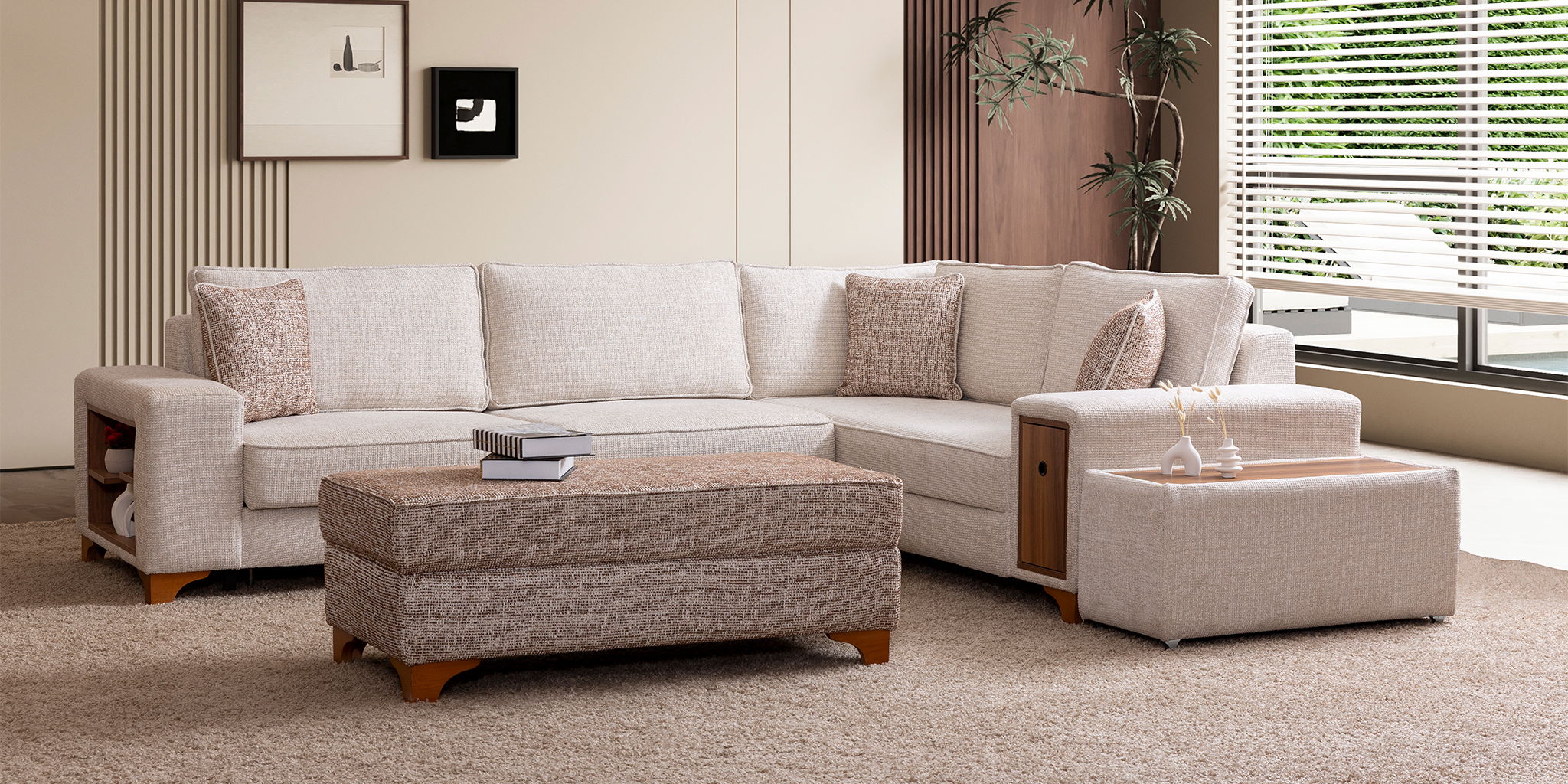 Star Köşe Koltuk Takımı Şönil