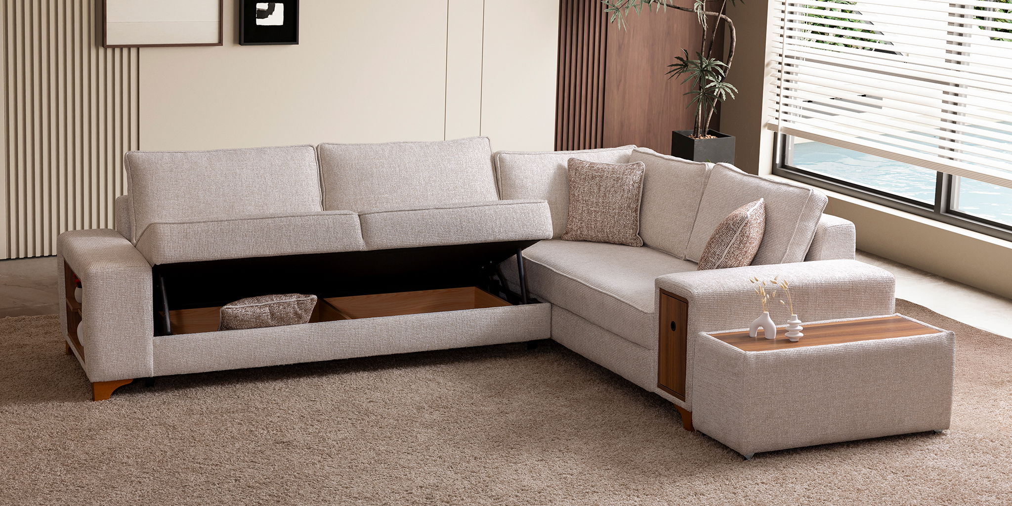 Star Köşe Koltuk Takımı Şönil