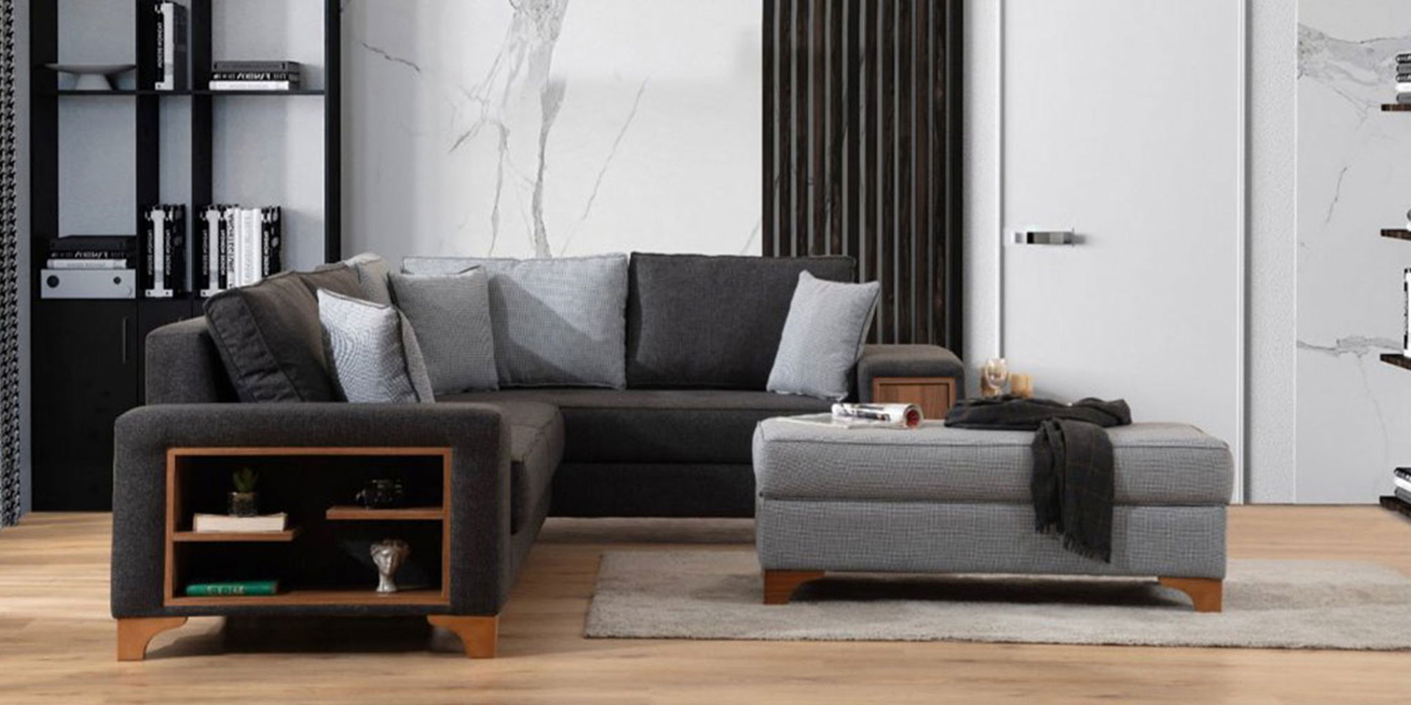 Star Köşe Koltuk Takımı Antrasit