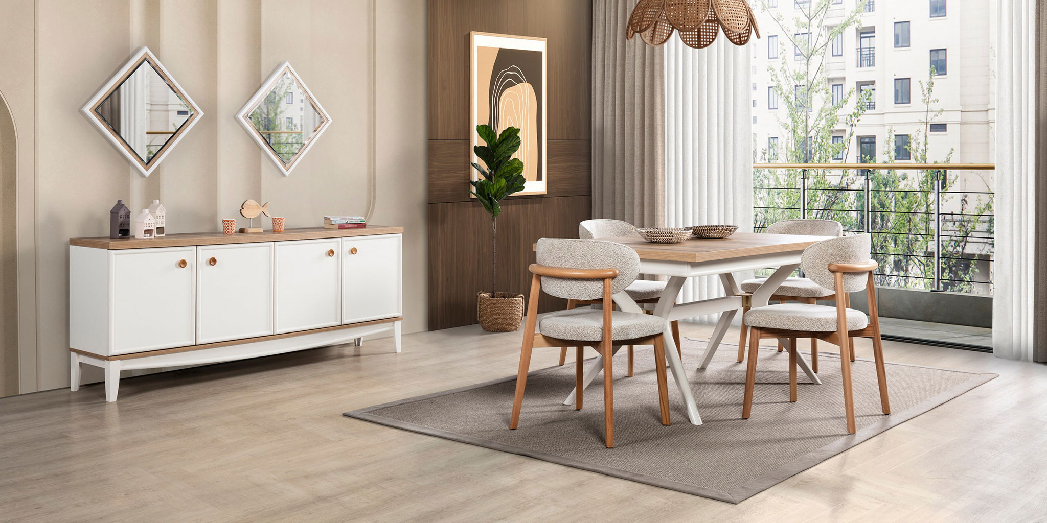 İpek Yemek Odası Takımı