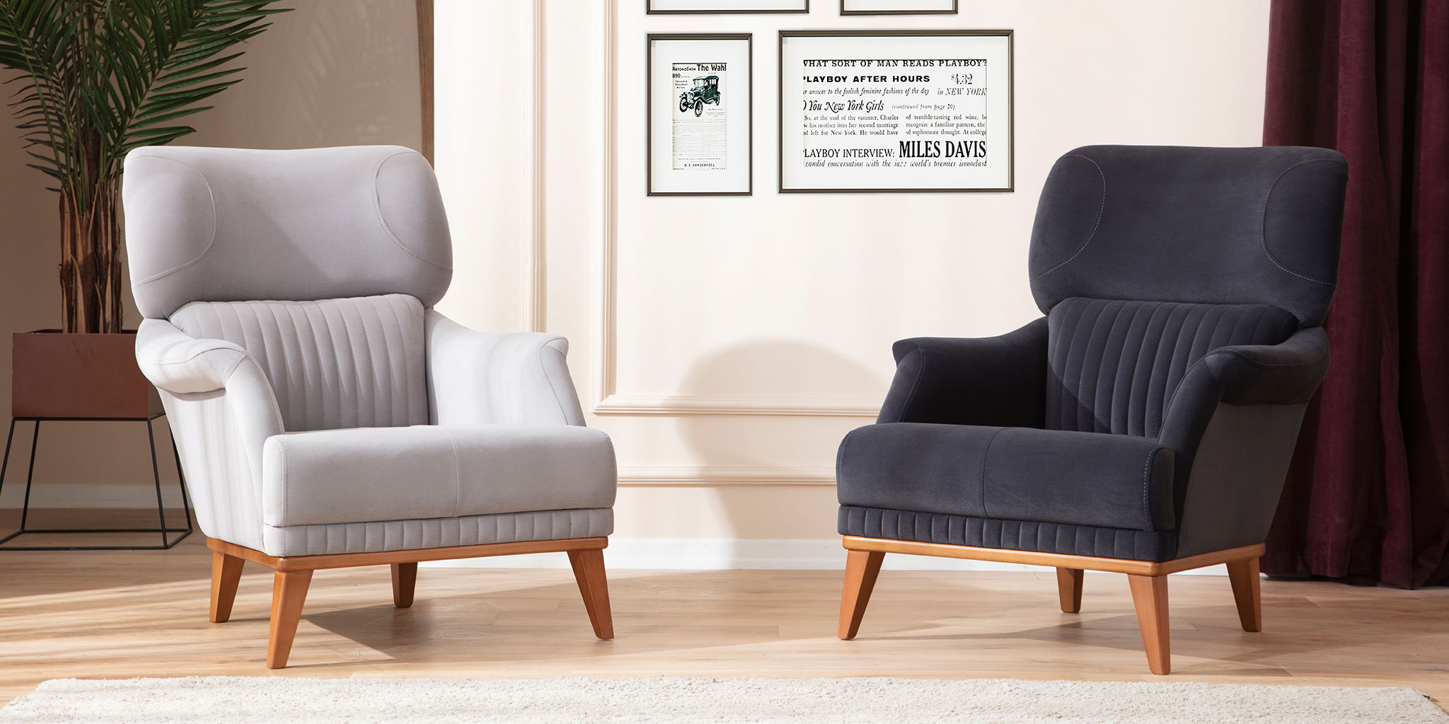 Bahar Koltuk Takımı Antrasit