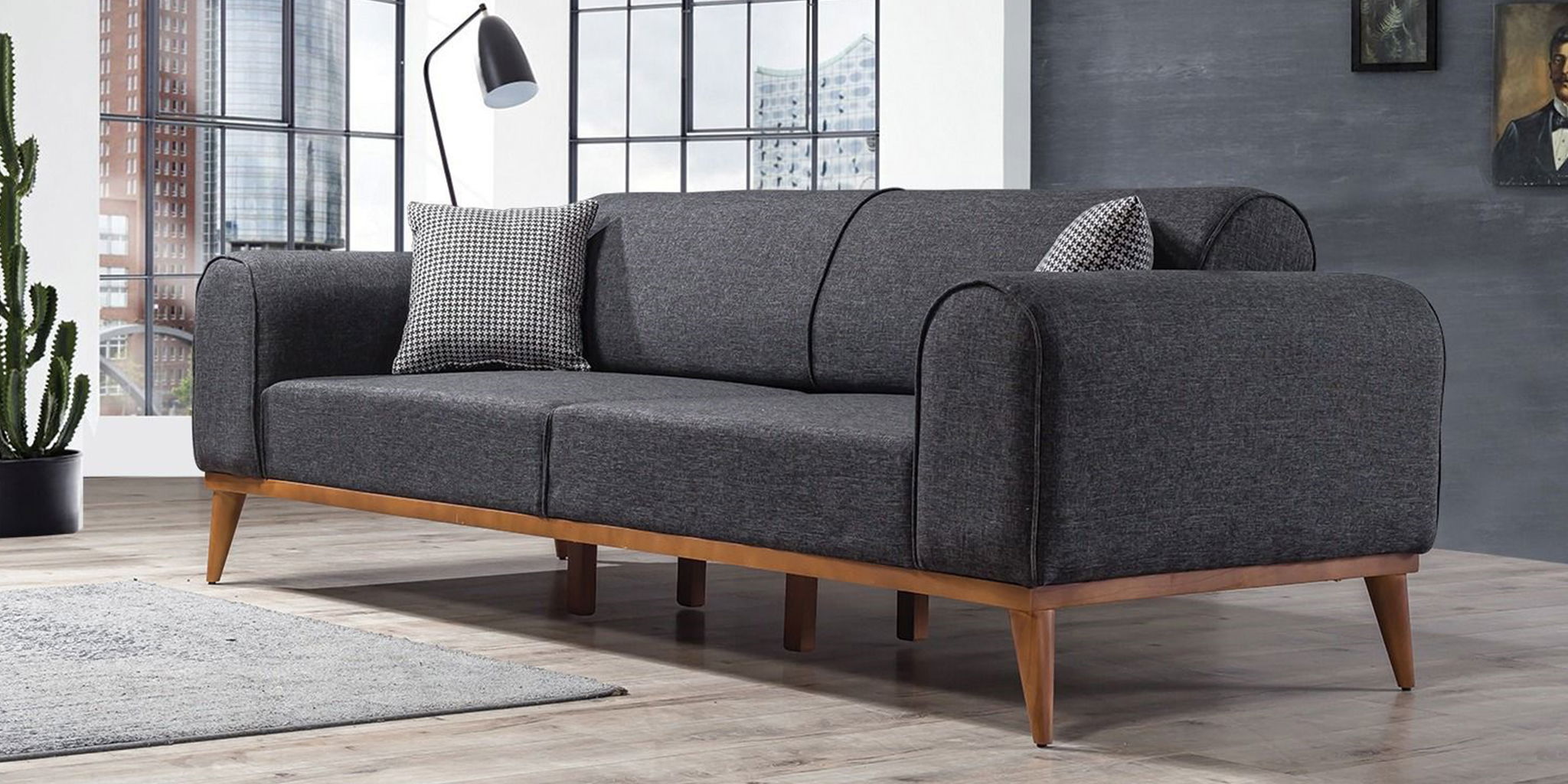 Leon Koltuk Takımı Ahşap