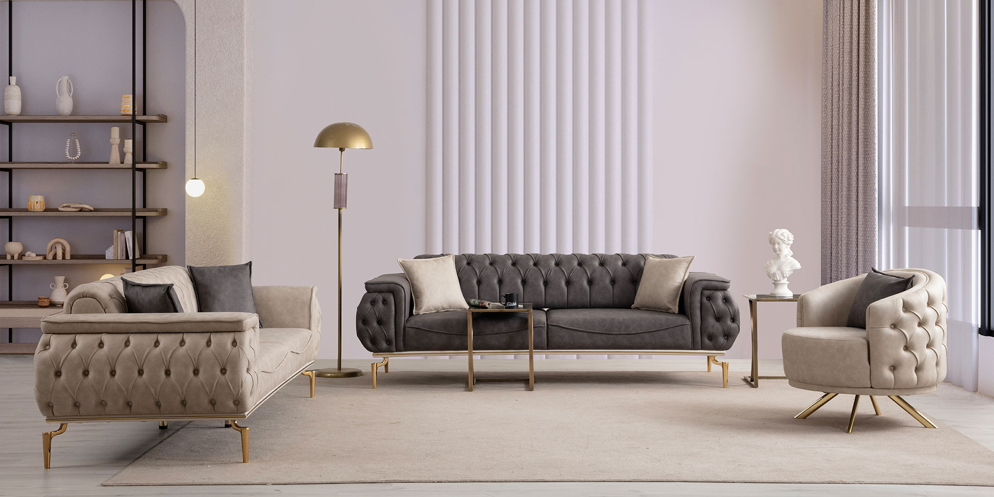 Milano Koltuk Takımı Metal