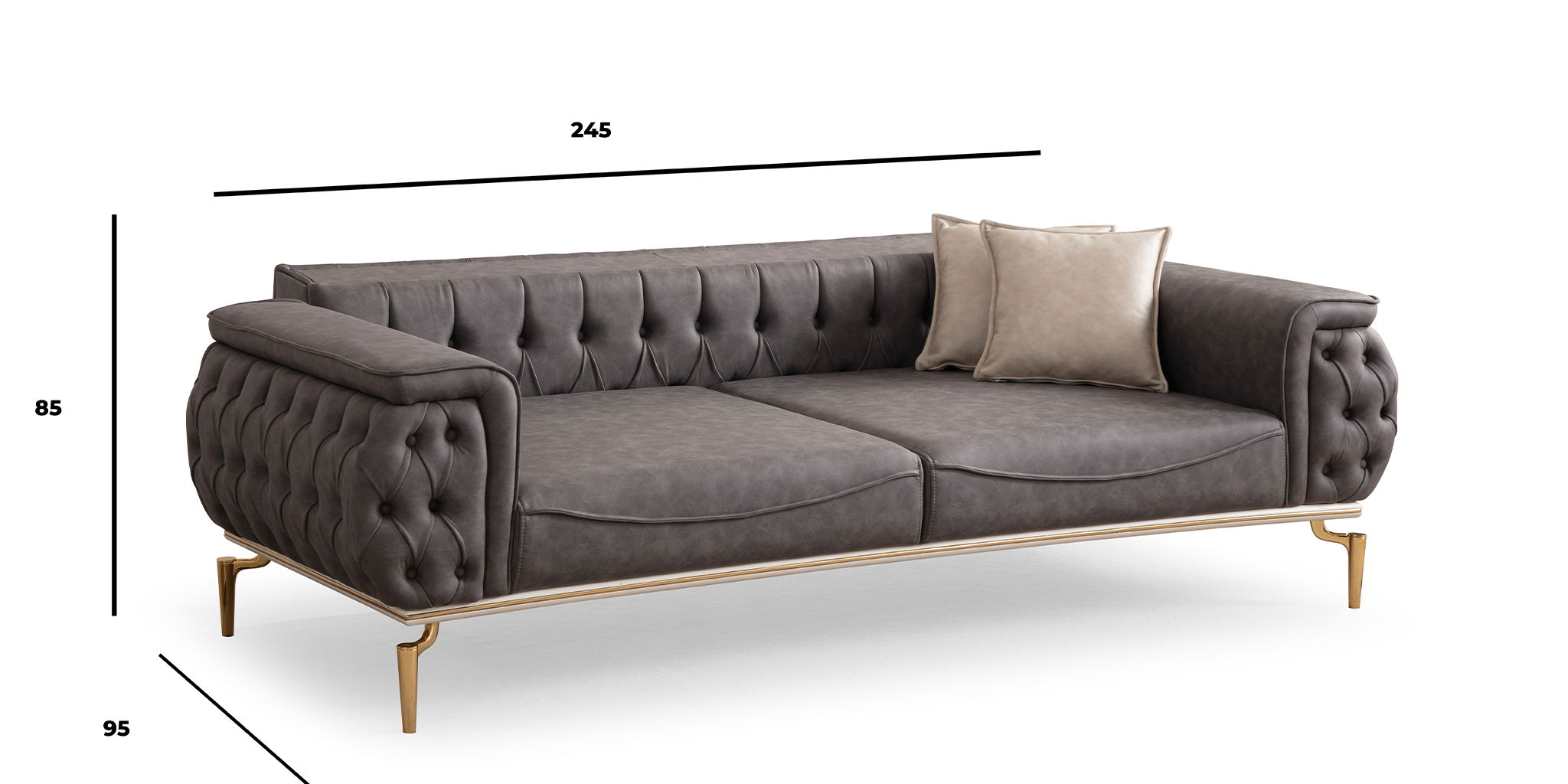 Milano Koltuk Takımı Metal