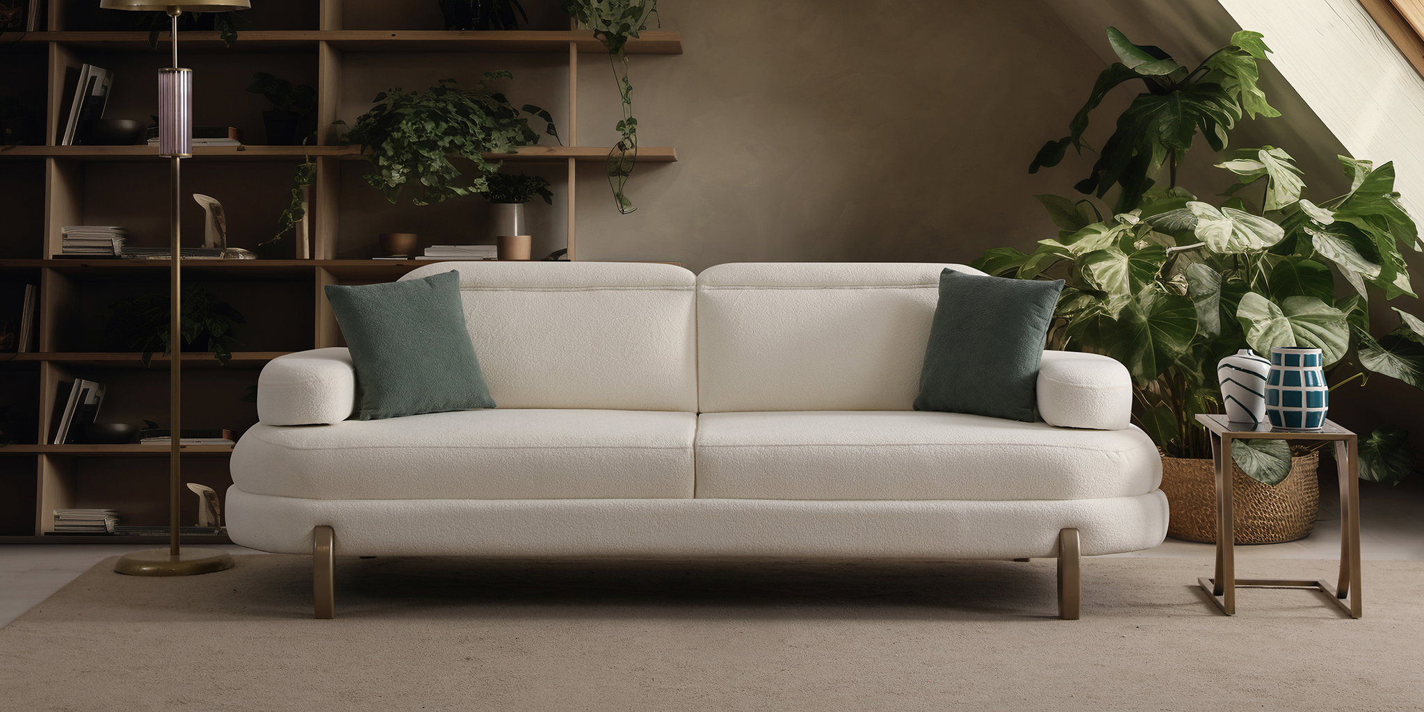 Puffy Koltuk Takımı Ahşap