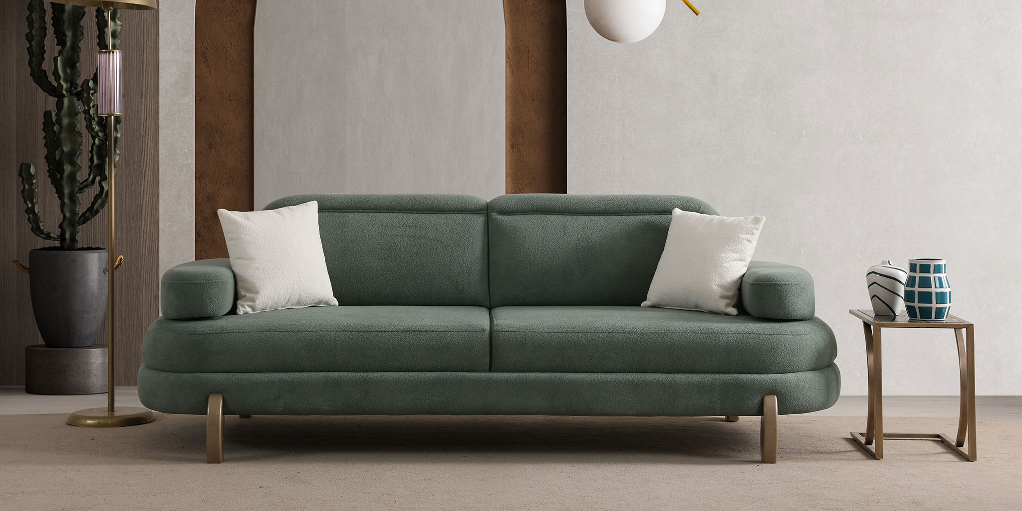 Puffy Koltuk Takımı Ahşap