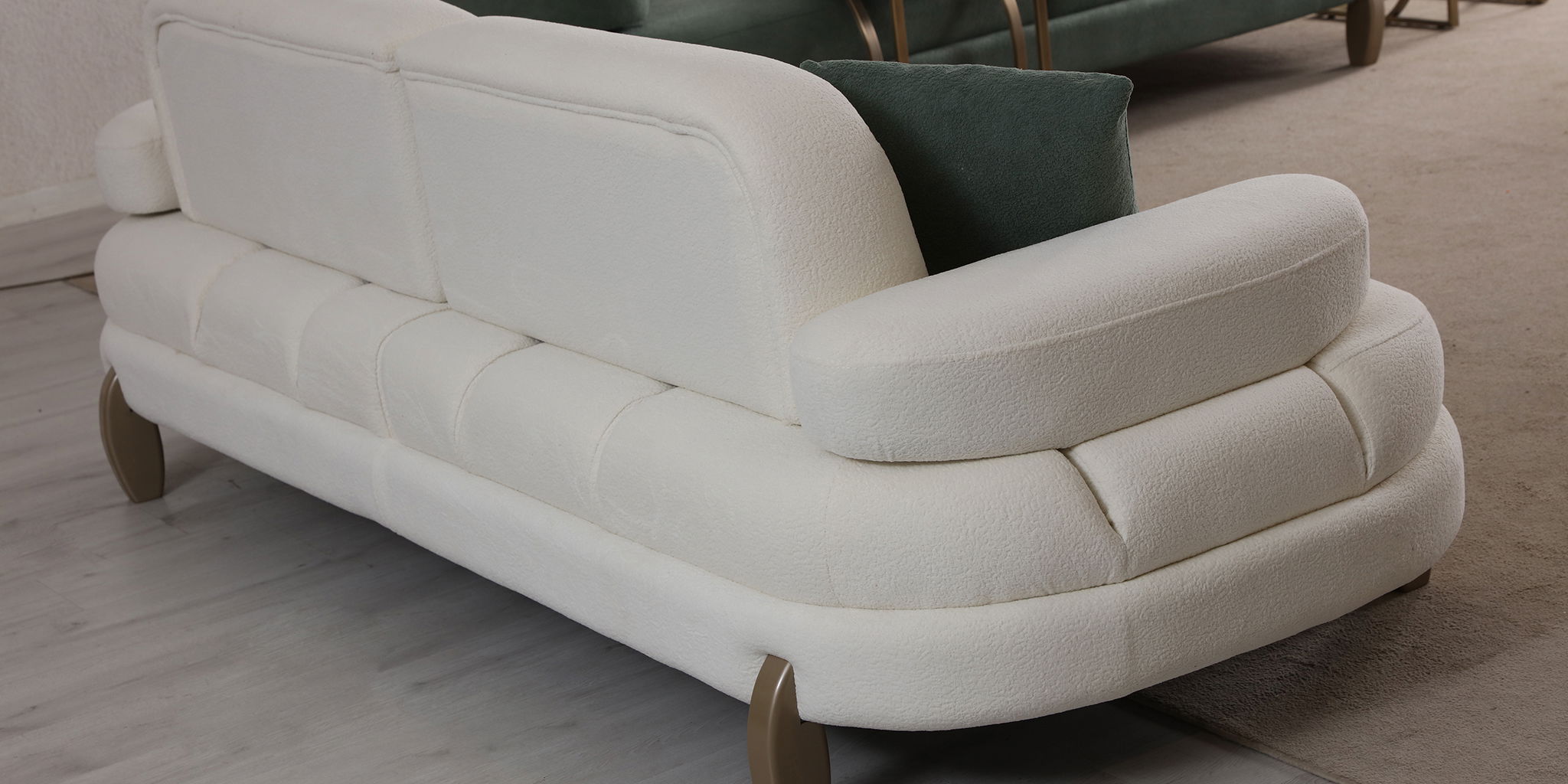 Puffy Koltuk Takımı Ahşap