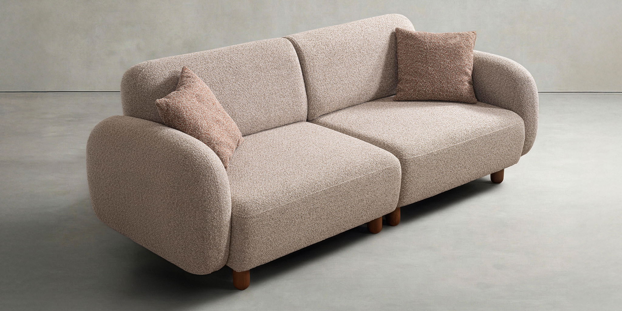 Moon Köşe Koltuk Takımı Krem