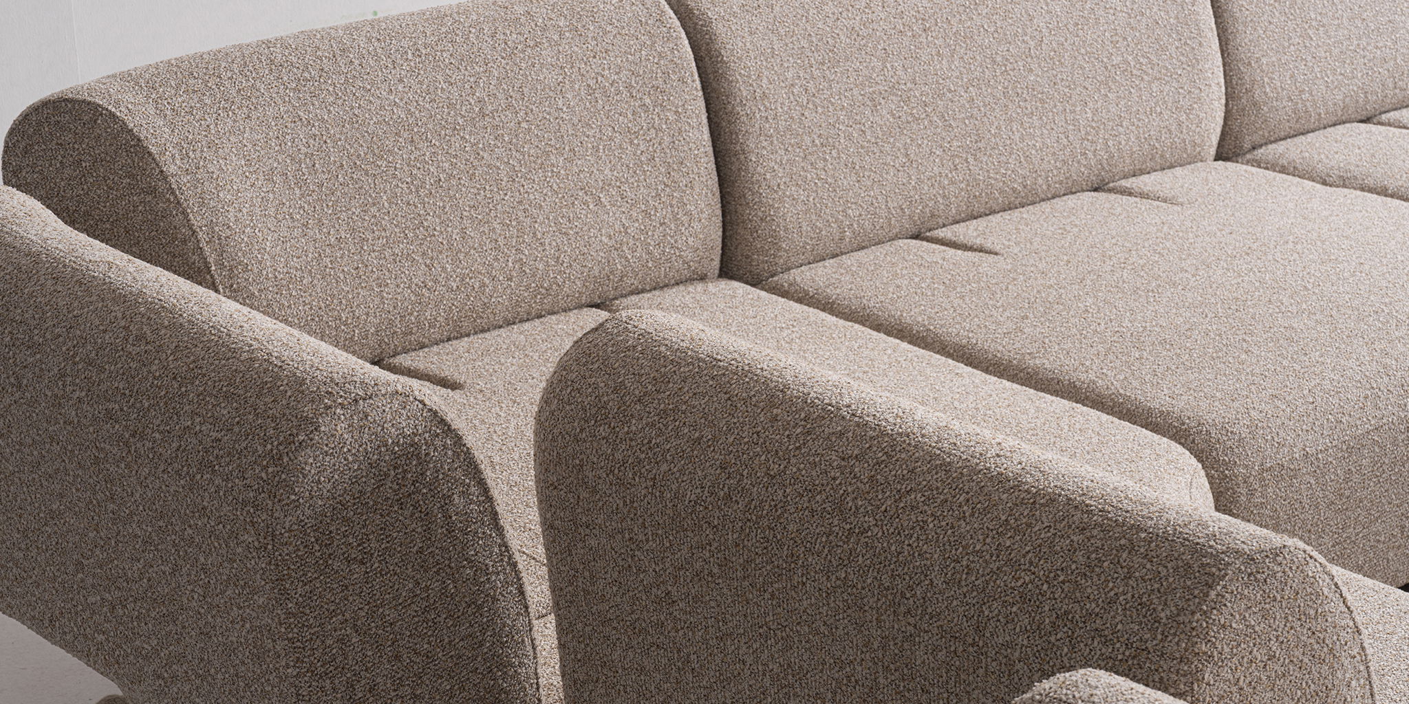 Moon Köşe Koltuk Takımı Krem