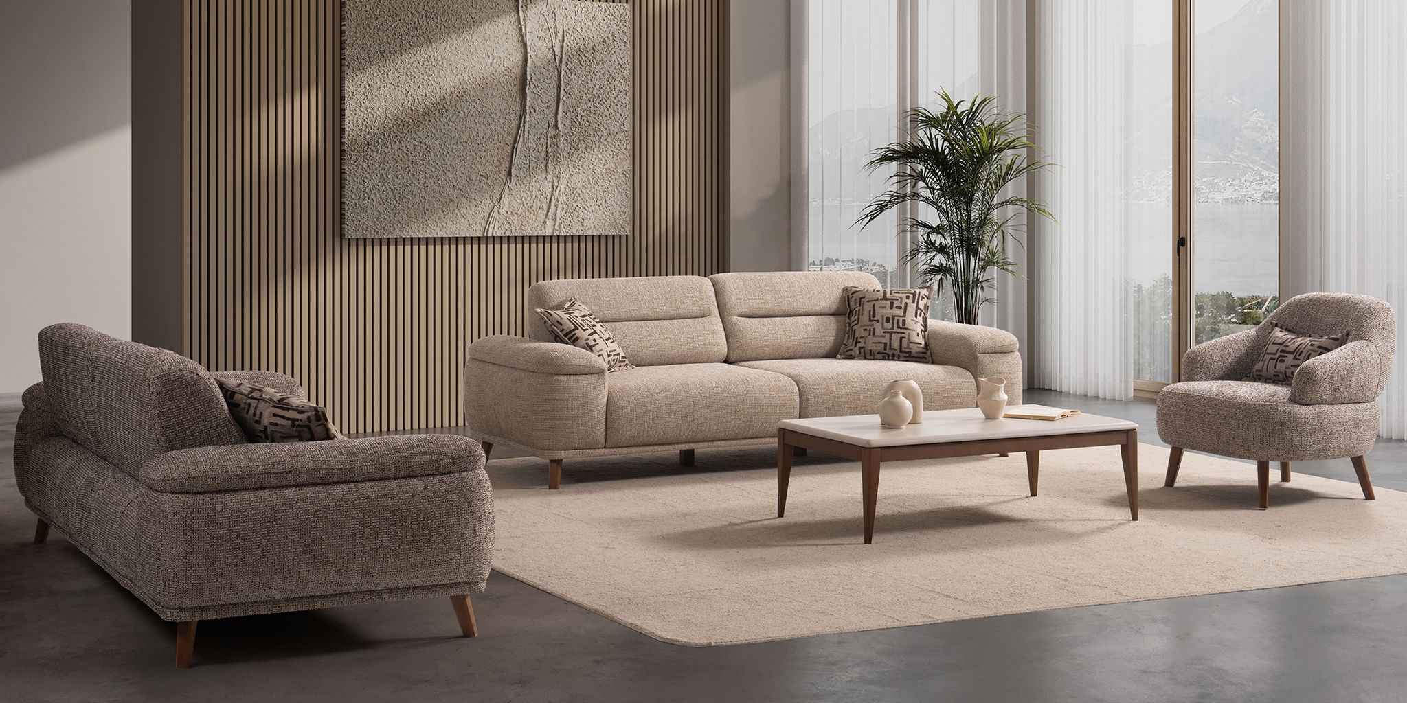 Tokyo Koltuk Takımı Krem