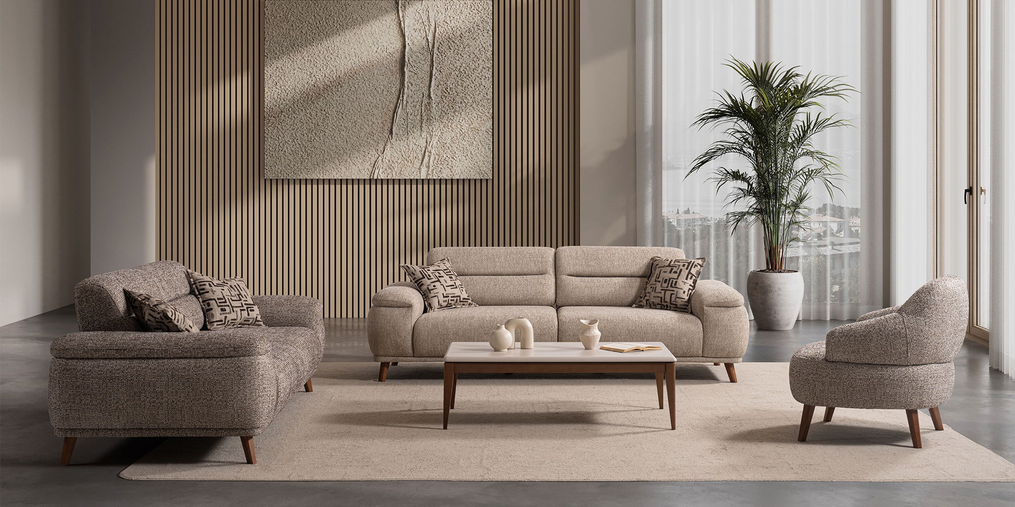 Tokyo Koltuk Takımı Krem