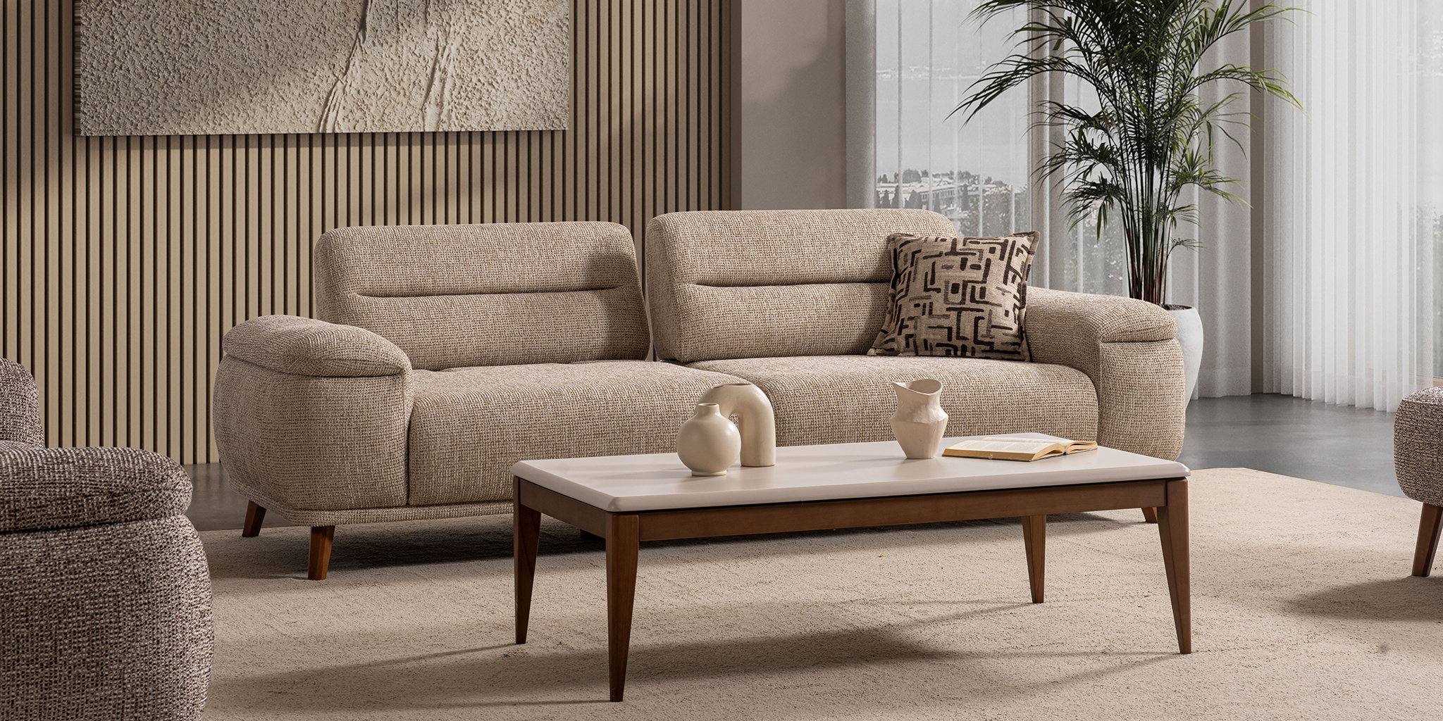 Tokyo Koltuk Takımı Krem