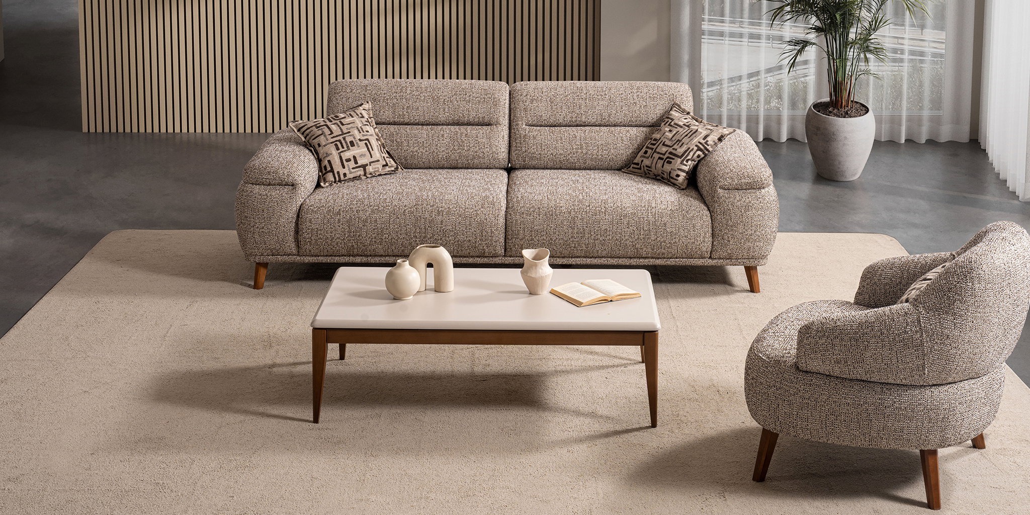 Tokyo Koltuk Takımı Krem