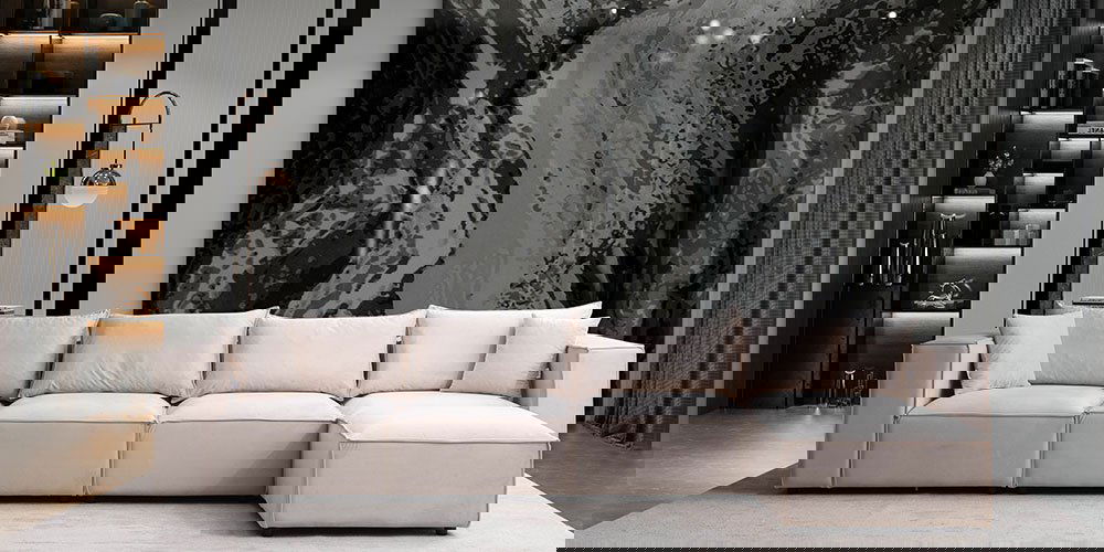 Elegance Köşe Koltuk Takımı Krem