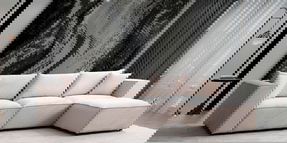 Elegance Köşe Koltuk Takımı Krem