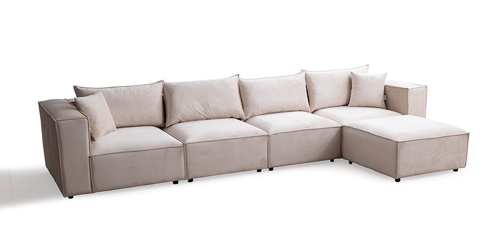 Elegance Köşe Koltuk Takımı Krem