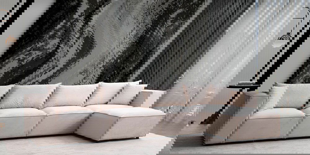 Elegance Köşe Koltuk Takımı Krem