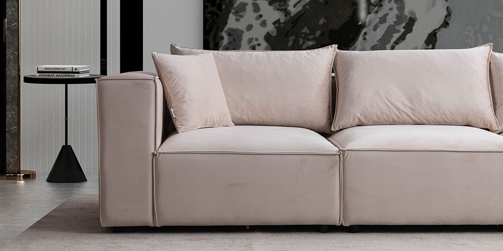 Elegance Köşe Koltuk Takımı Krem