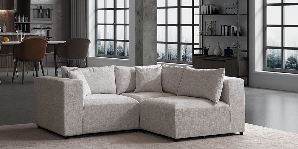 Lara Köşe Koltuk Takımı Gri