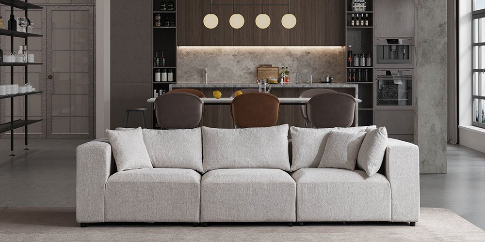 Lara Köşe Koltuk Takımı Gri