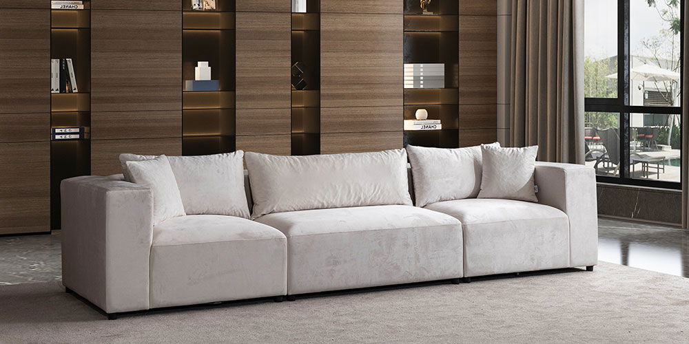 Lara Köşe Koltuk Takımı Krem