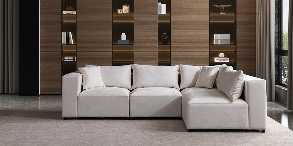 Lara Köşe Koltuk Takımı Krem