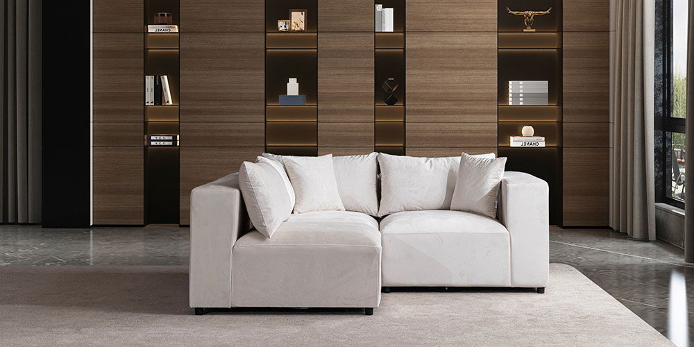 Lara Köşe Koltuk Takımı Krem