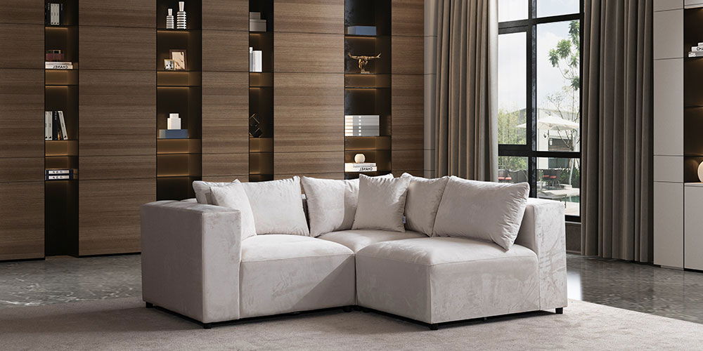 Lara Köşe Koltuk Takımı Krem