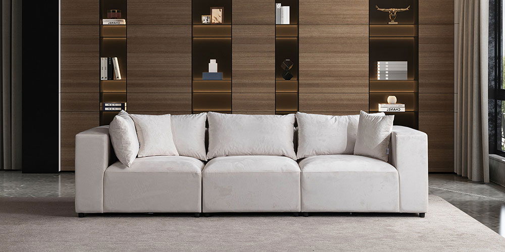 Lara Köşe Koltuk Takımı Krem