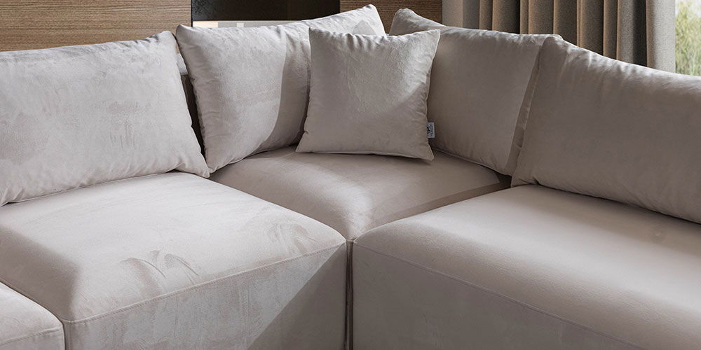 Lara Köşe Koltuk Takımı Krem