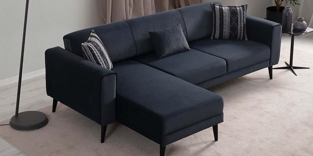 Elita Antrasit Köşe Koltuk Takımı