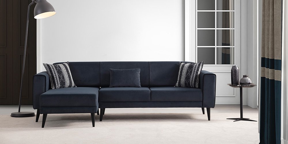 Elita Antrasit Köşe Koltuk Takımı