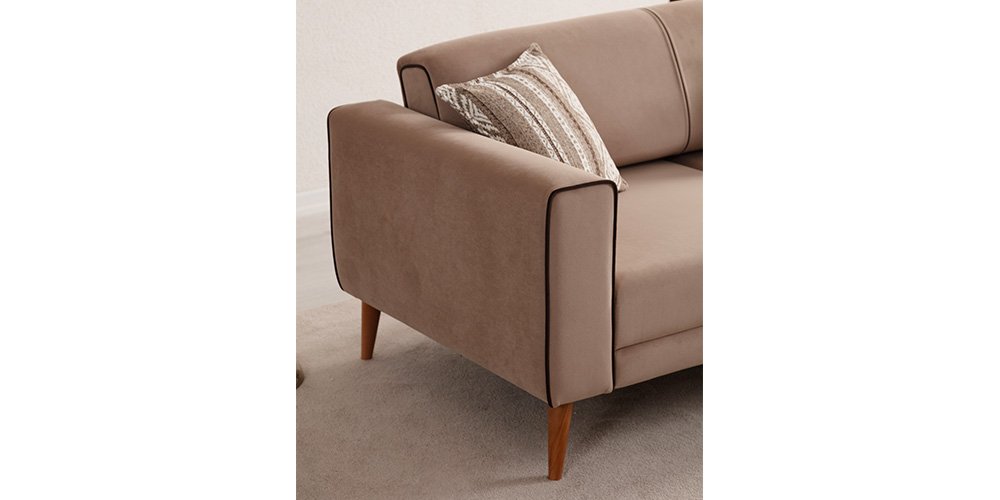 Elita Kahverengi Köşe Koltuk Takımı