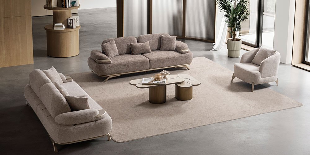 Verona Koltuk Takımı Krem