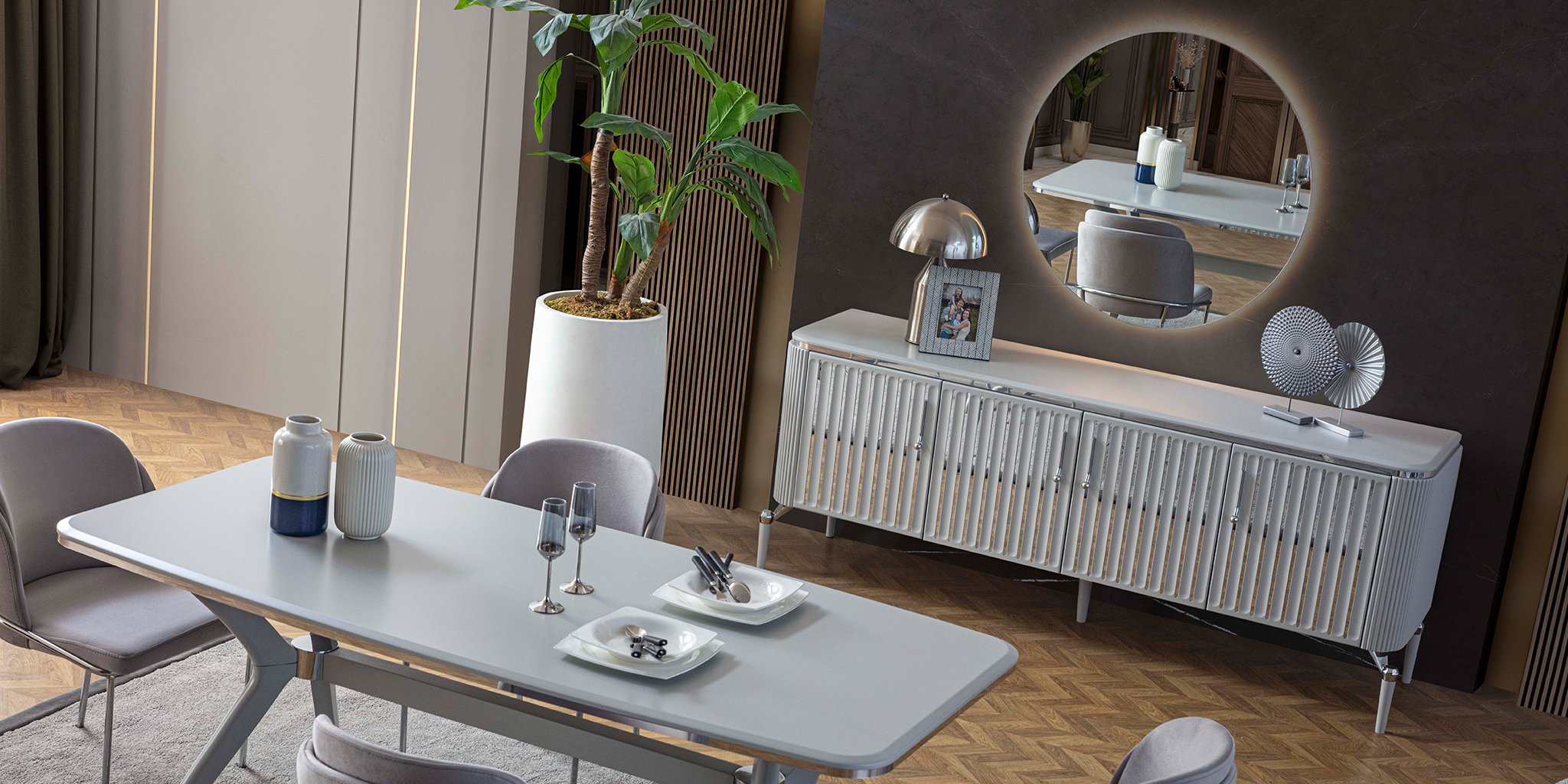 Bianca Yemek Odası Takımı