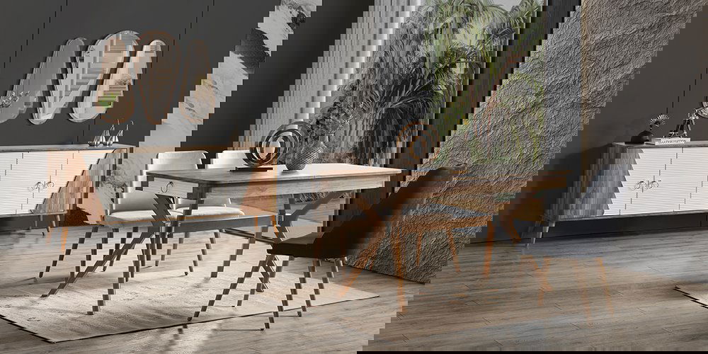 Tesla Yemek Odası Takımı